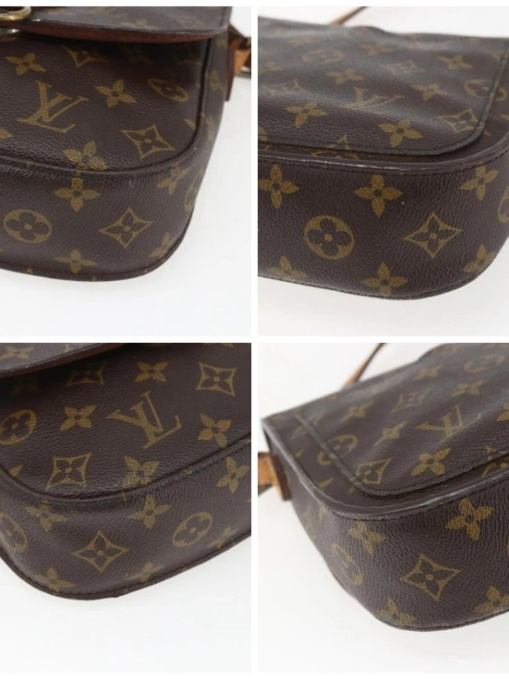 LOUIS VUITTON Monogram Saint Cloud MM Shoulder Bag M51243 LV Auth 166373 - Picture 16 of 16